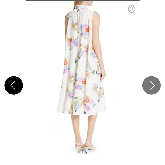 Tibi Camellia silk printed dress - Picture 2 of 6